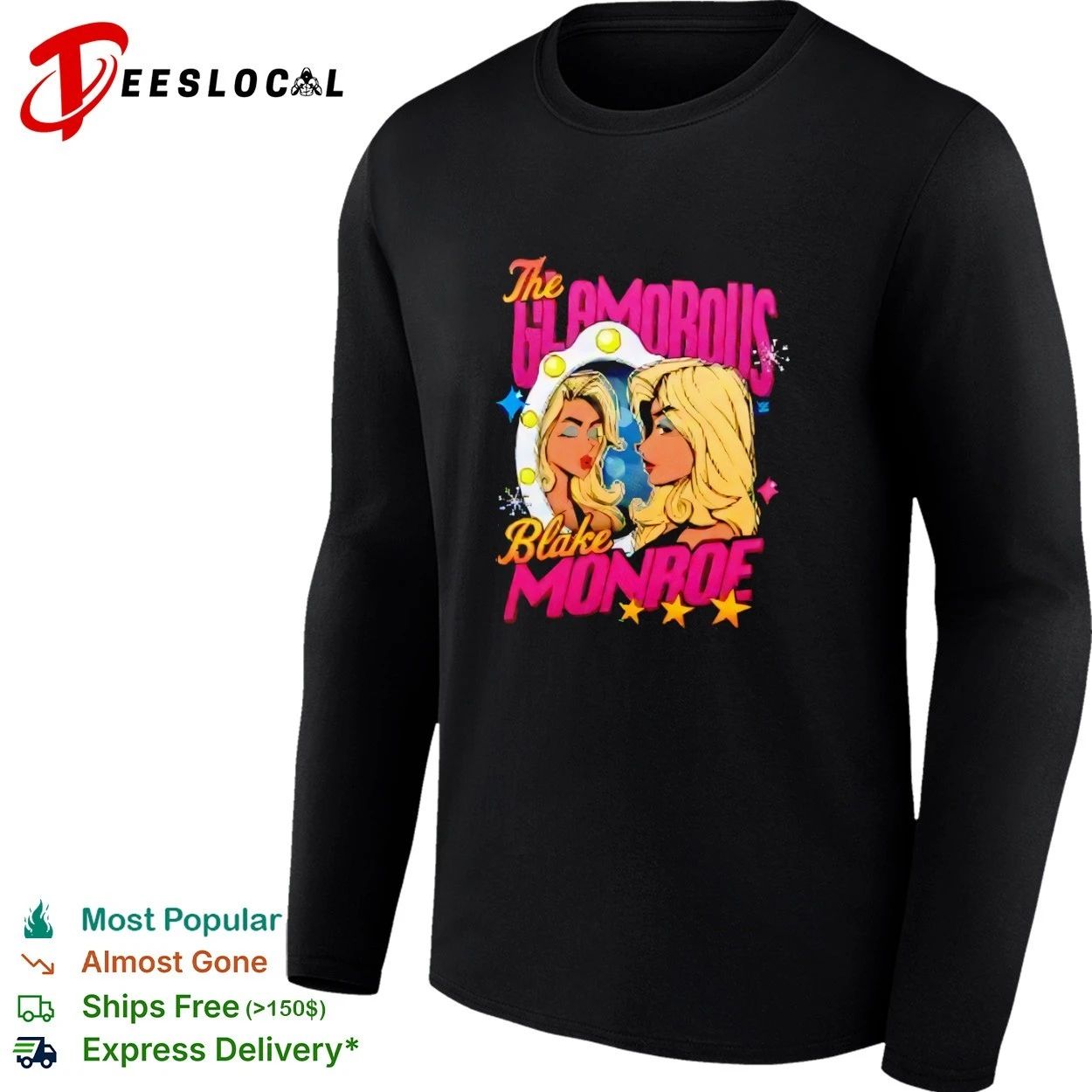 The Glamorous Blake Monroe Mirror Retro T-shirt