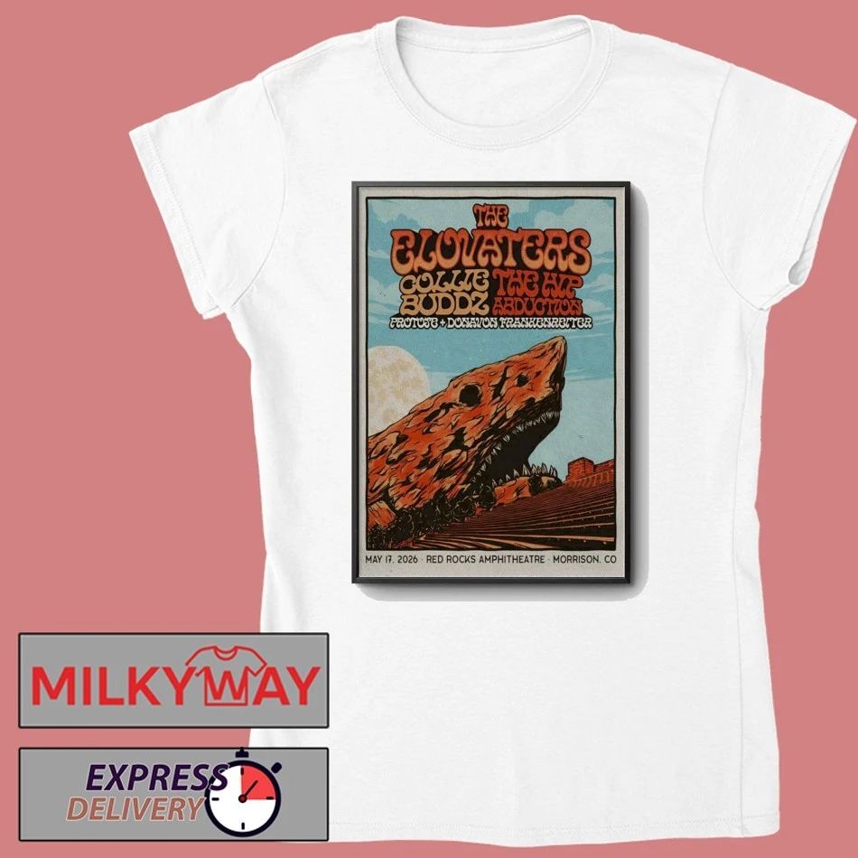 Poster The Elovaters Red Rocks 2026 shirt