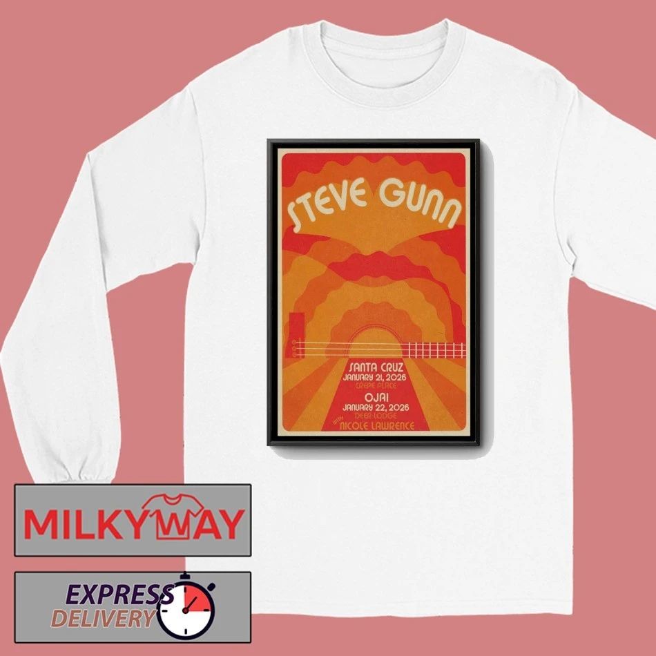 Steve Gunn California 2026 Tour Poster shirt