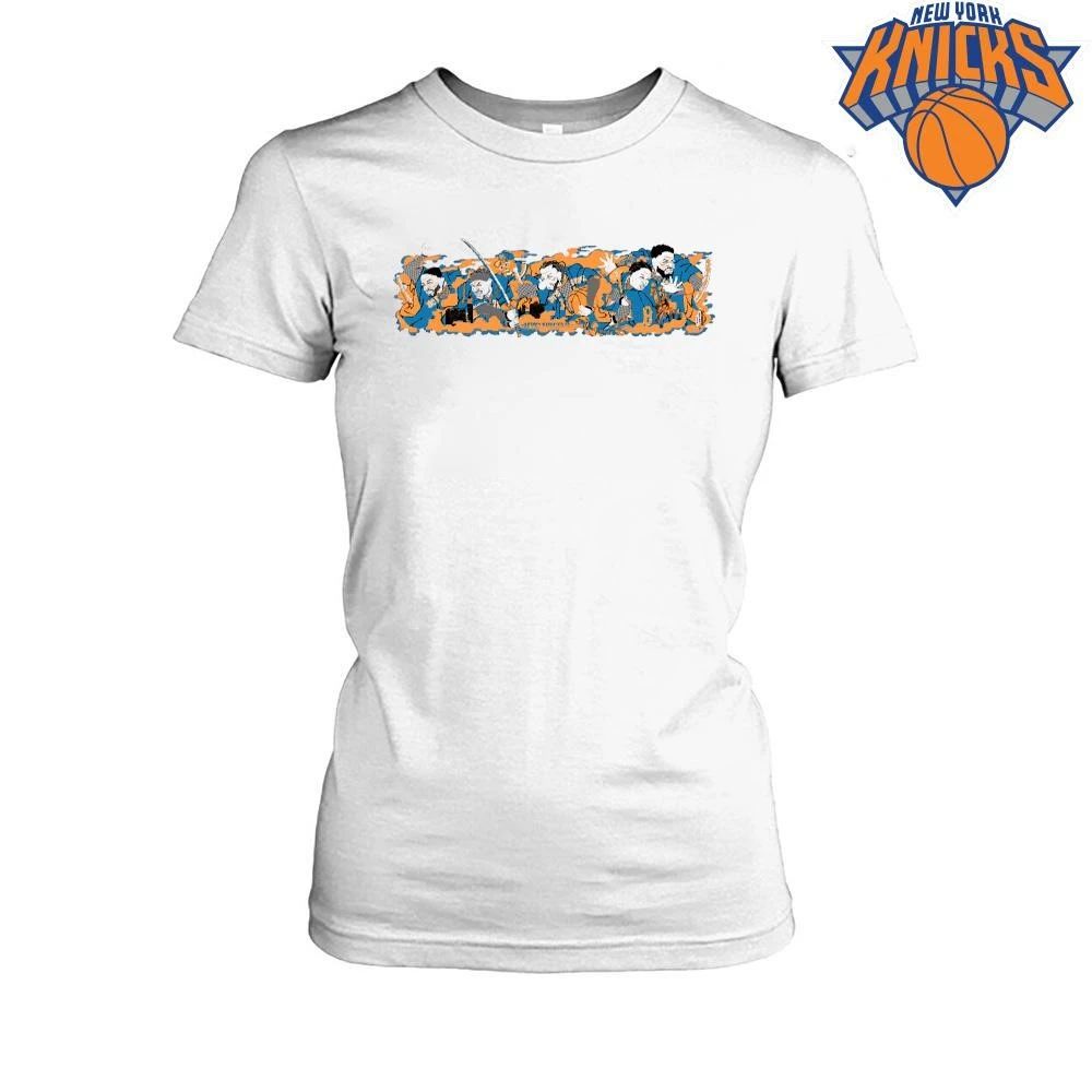 New York Knicks Champions NBA 2026 NYC Ninjas Anime Manga Style Team Shirt