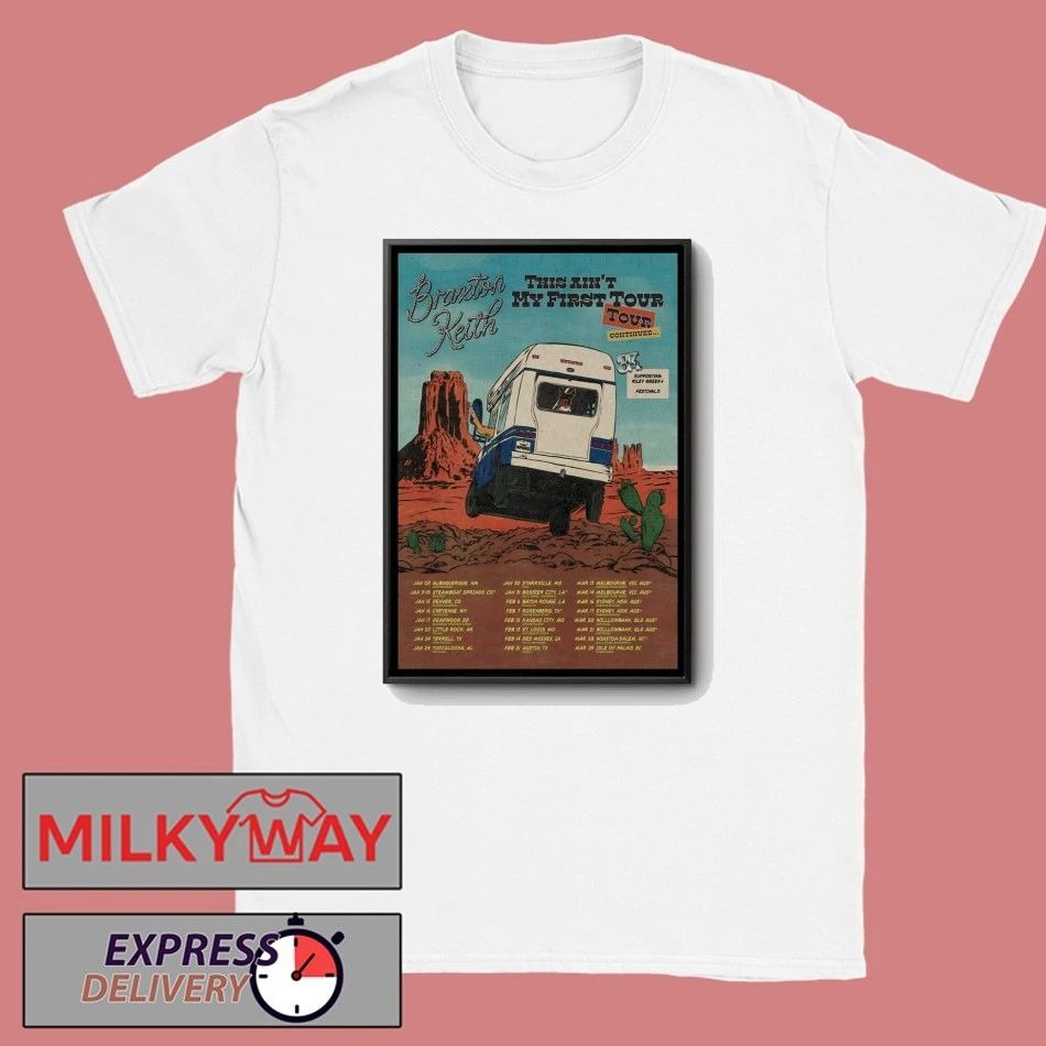 Braxton Keith Tour This Ain’t My First 2026 Poster shirt