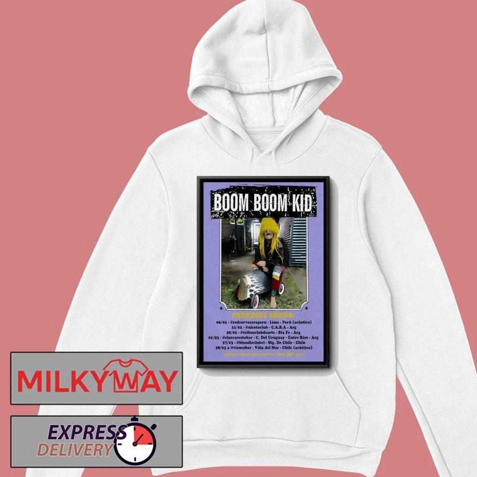 Boom Boom Kid Proximos 2026 Tour Poster shirt