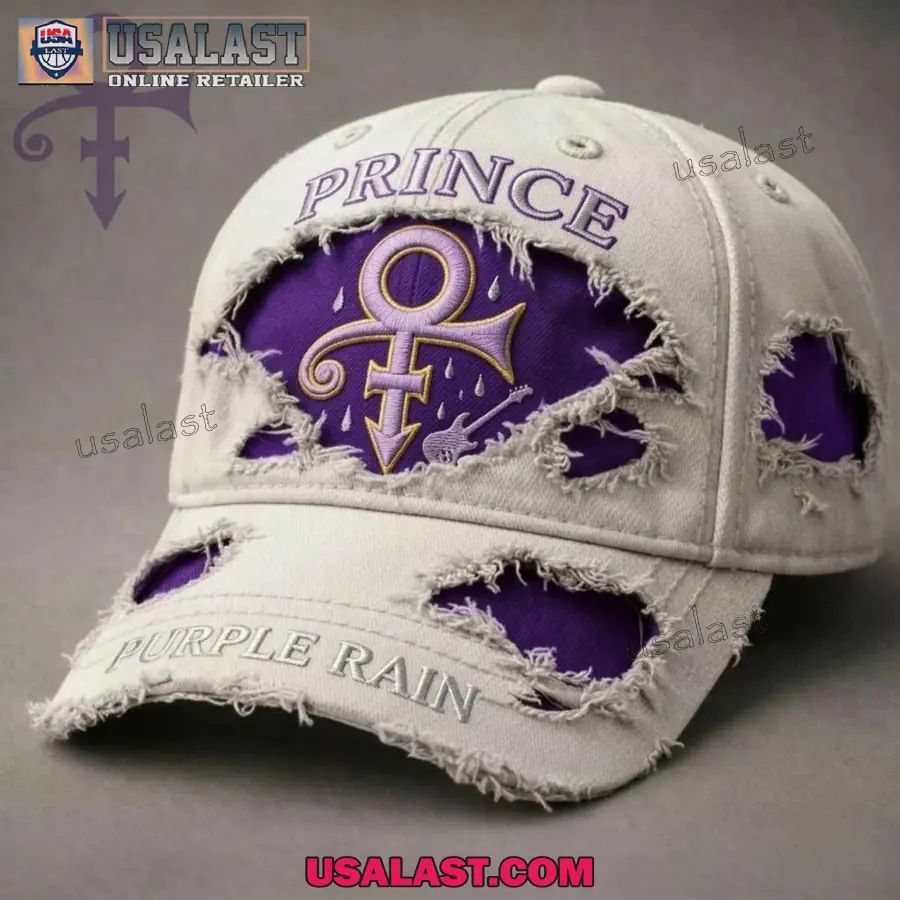 Prince Purple Rain Premium Cap Hat