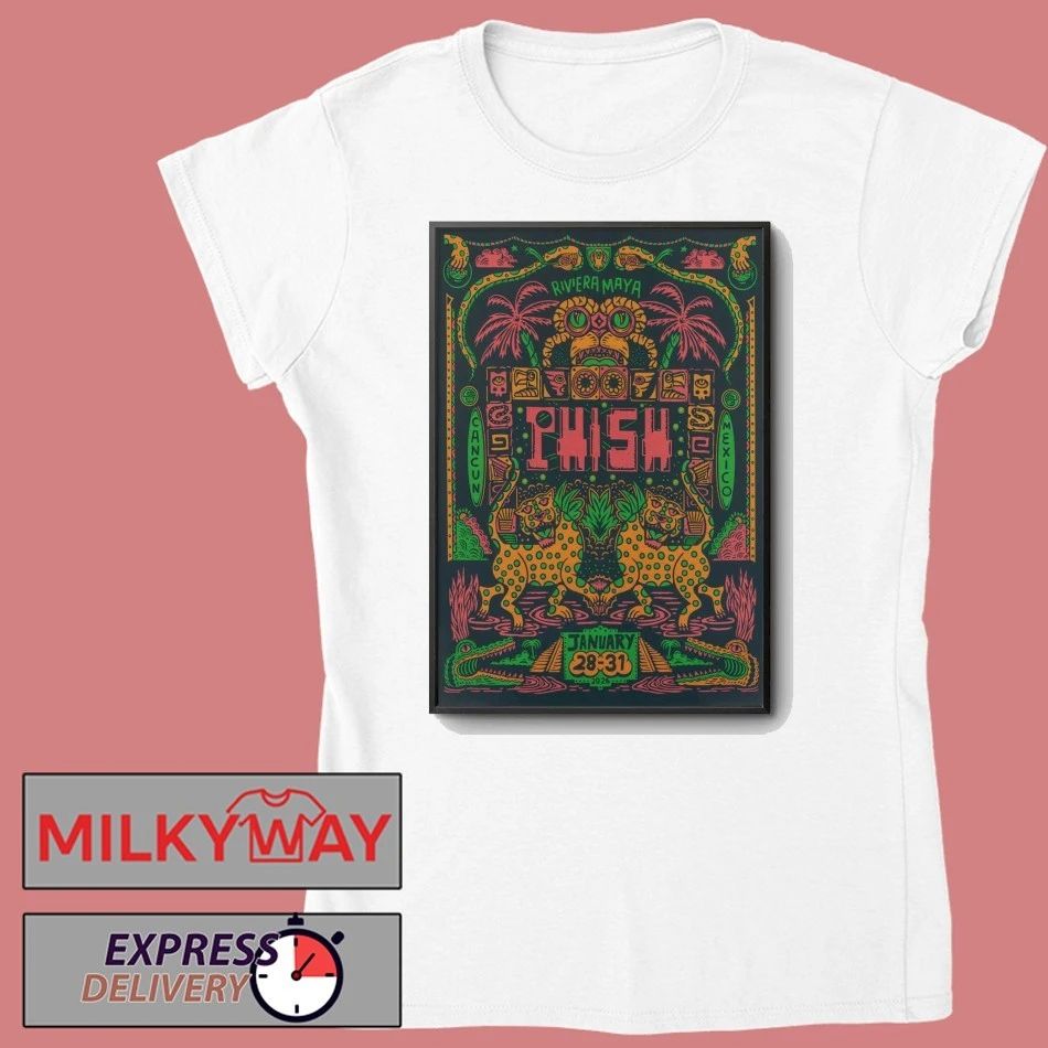 Phish Moon Palace Cancún Mexico January 28-31 2026 Poster shirt