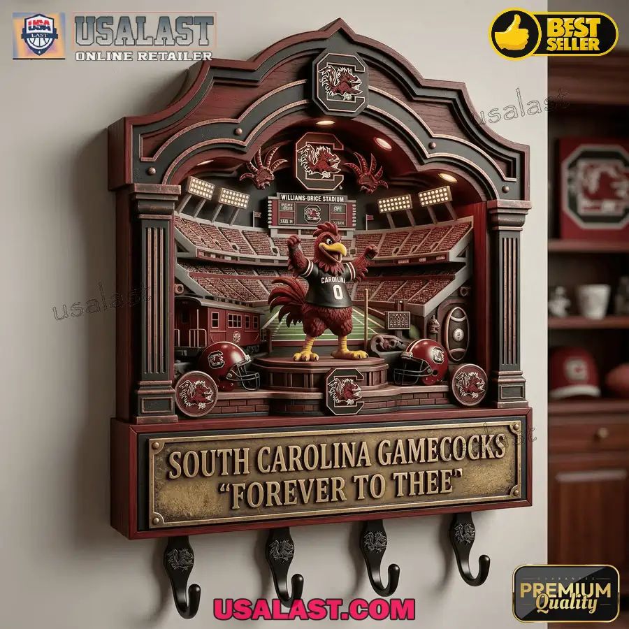 South Carolina Gamecocks Premium Wall Key Holder