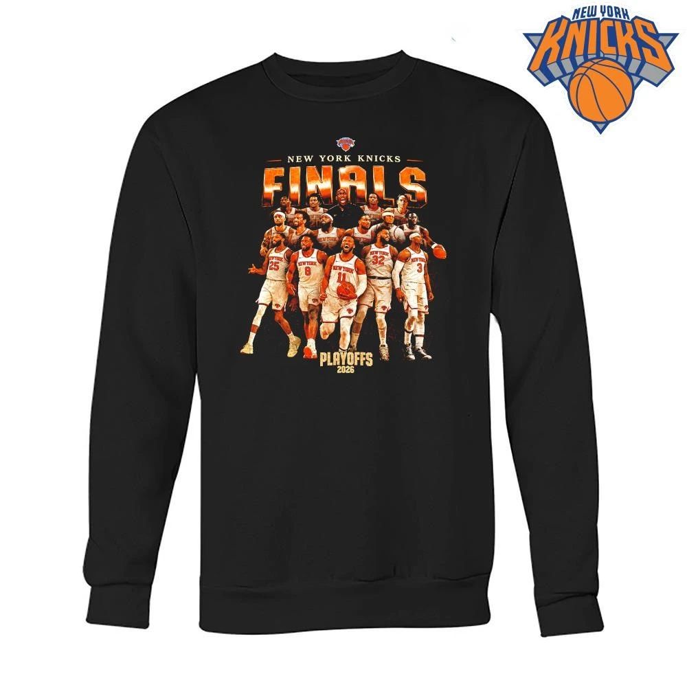 New York Knicks NBA Finals 2026 Playoffs Basketball Graphic Shirt