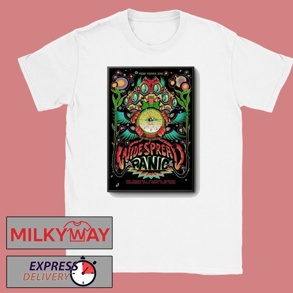 Widespread Panic Fox Theatre in Atlanta GA Dec 29-31 2025 Poster shirt