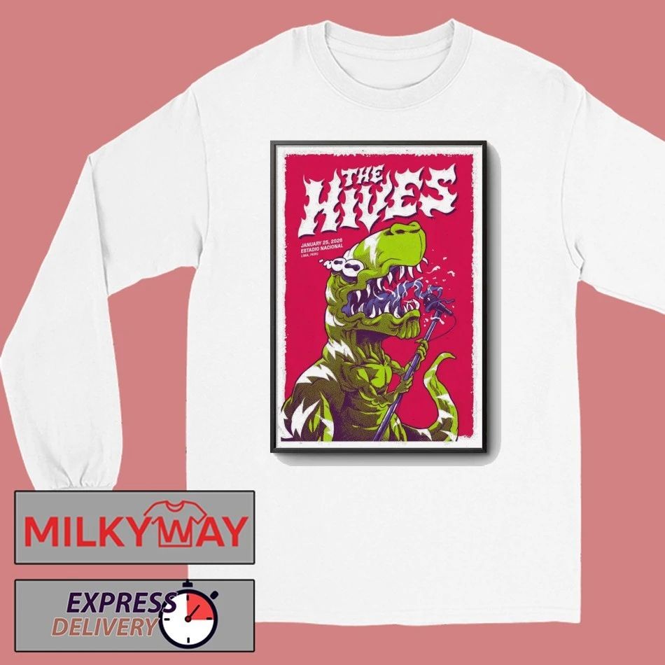 The Hives Estadio Nacional Lima Peru Jan 25 2026 Poster shirt