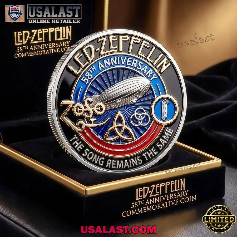 Led Zeppelin 58th Anniversary Commemorative Coin