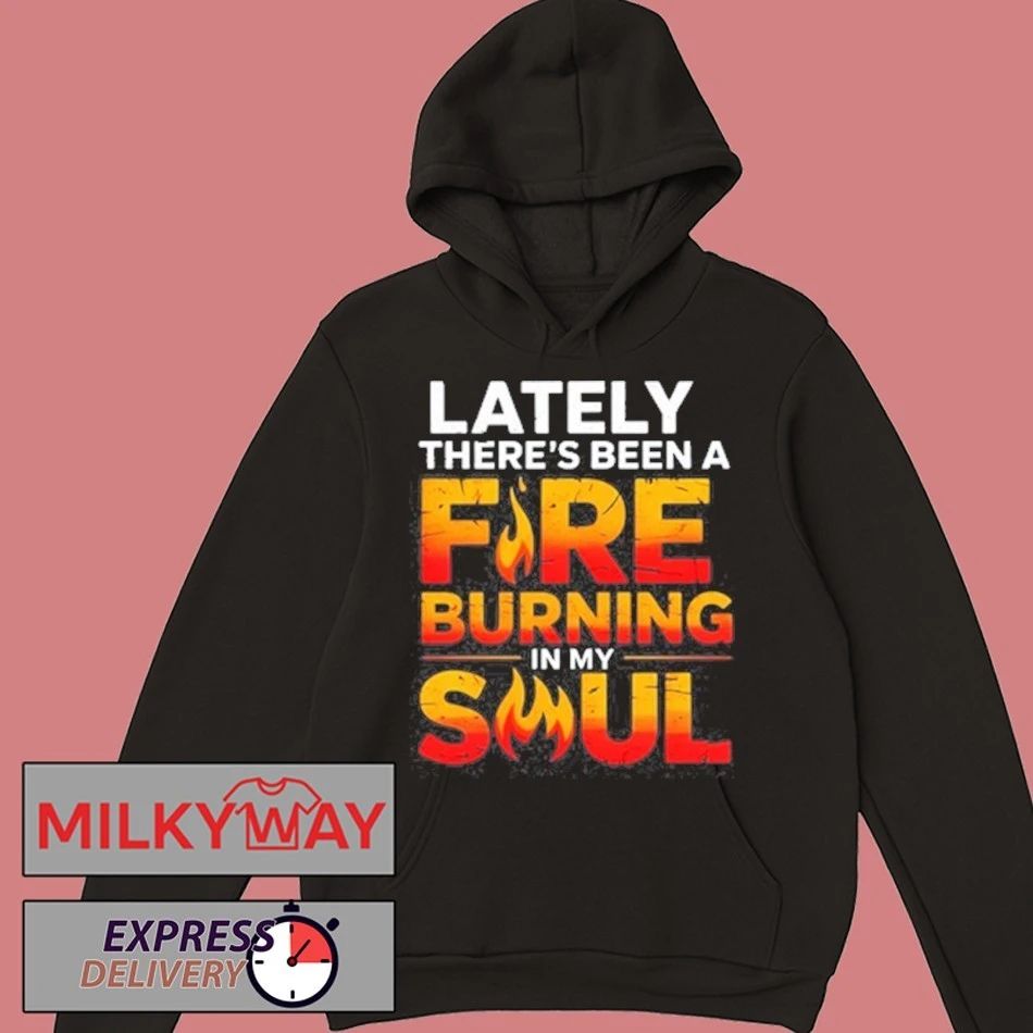 Funny Lately there’s been a fare burning in my soul shirt