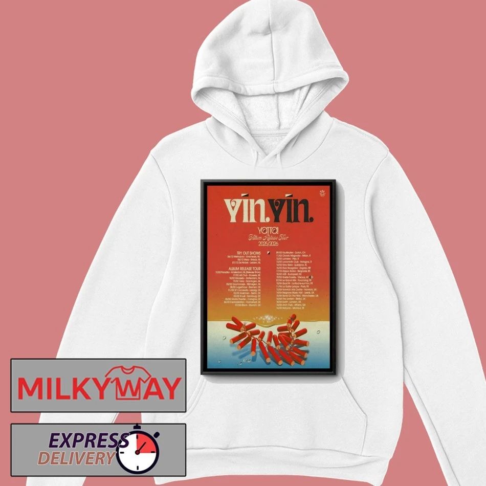 YĪN YĪN The Album Release Tour 26 Poster SHIRT