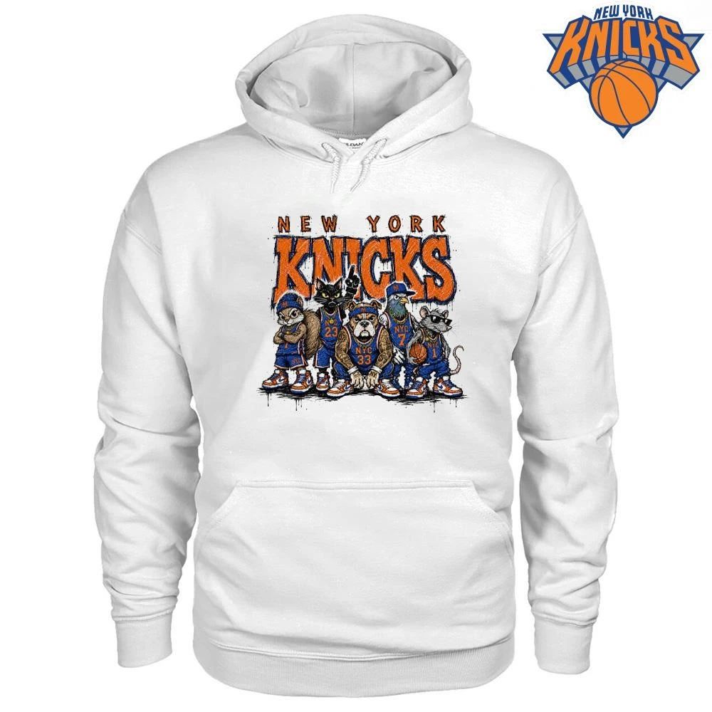 New York Knicks Squad Players Illustration Vintage Basketball Graphic NBA Finals 2026 Shirt