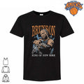 Jalen Brunson King of New York Knicks Vintage Rap Tee Shirt