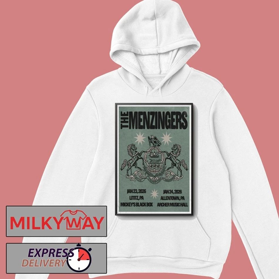 Allentown, PA Poster The Menzingers Jan 24, 2026 shirt