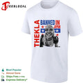 Thekla Banned in Japan AEW Wrestling T-shirt