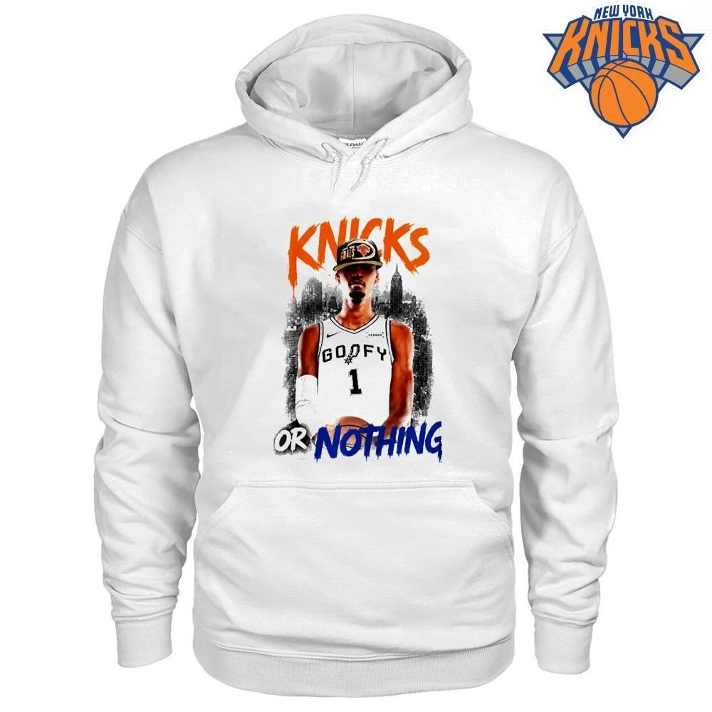 New York Knicks Victor Wembanyama Goofy Or Nothing NBA Finals 2026 Shirt