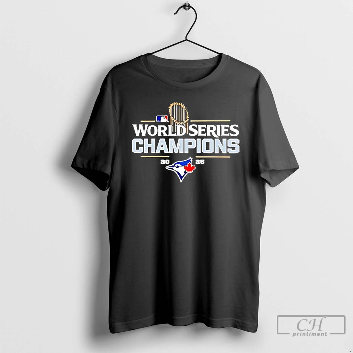 Classic Toronto Blue Jays 2025 World Series Champions Logo T Shirts