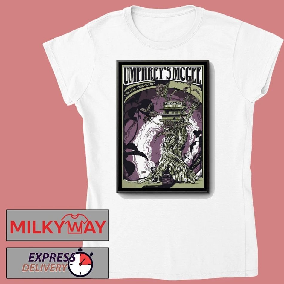 Umphrey’s McGee Tour Minneapolis MN On Jan 24 2026 Poster shirt