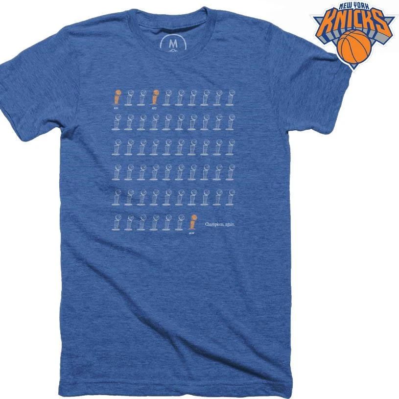 Trophy Timeline Champions Again New York Knicks Champions NBA 2026 Shirt