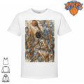 New York Knicks OG Anunoby Abstract Paint Splatter Dunk Graphic NBA Finals 2026 Shirt