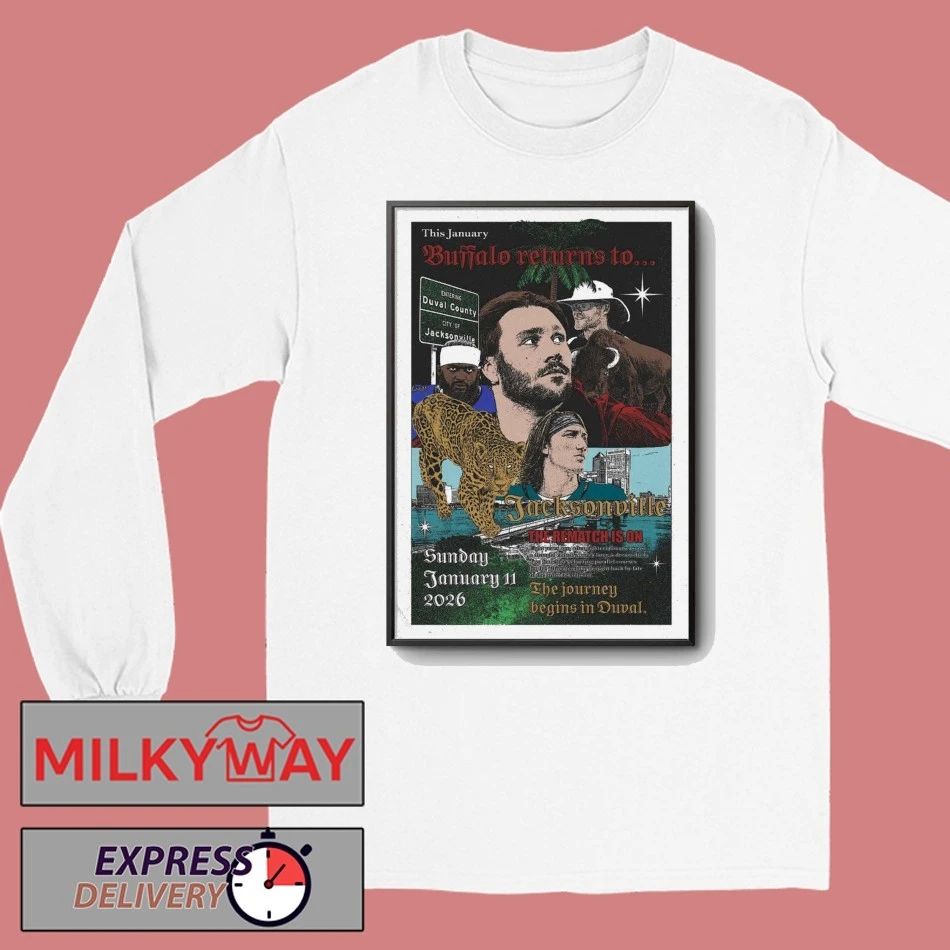 Jacksonville Jan 11 2026 Poster The Journey Begins In Duval shirt