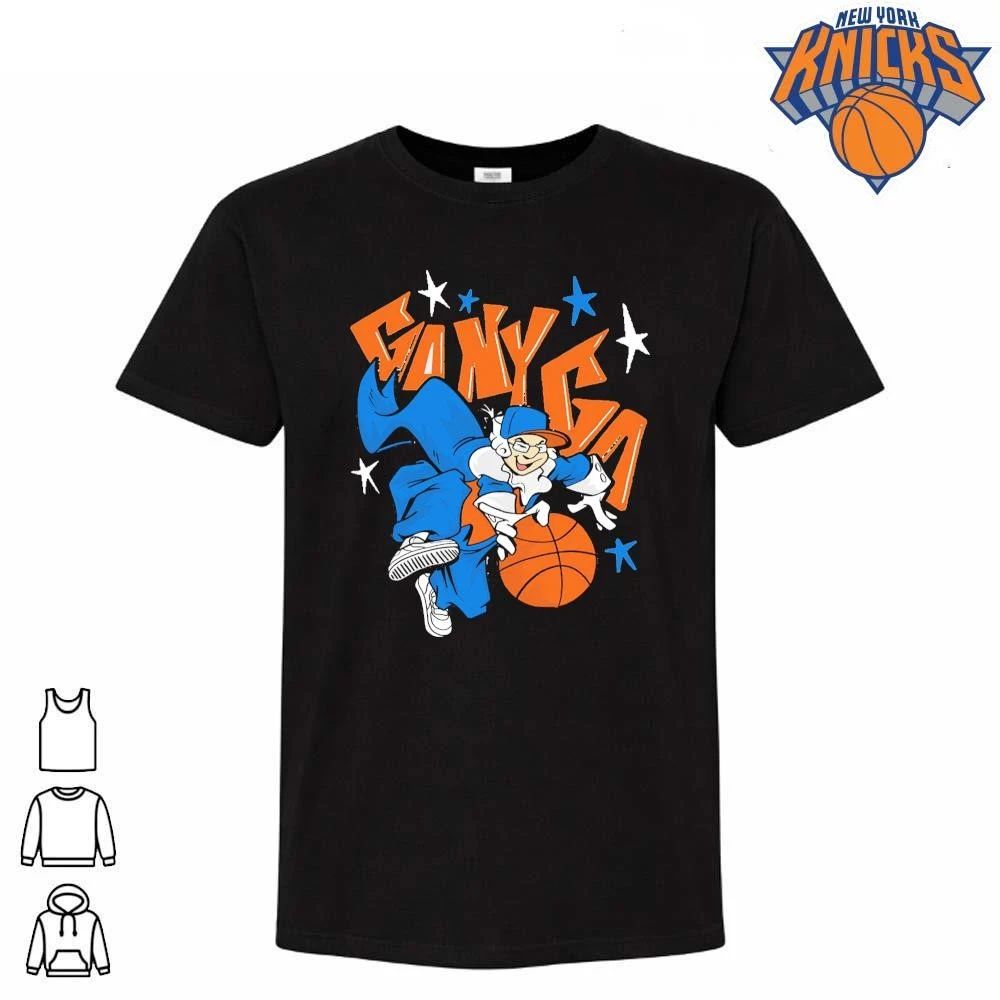 Go NY Go New York Knicks Mascot Cartoon Basketball NBA Finals 2026 shirt