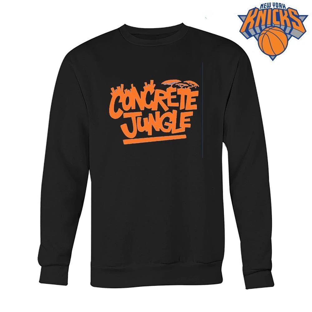 New York Knicks Concrete Jungle Retro Basketball Streetwear Graphic Tee NBA Finals 2026 Shirt