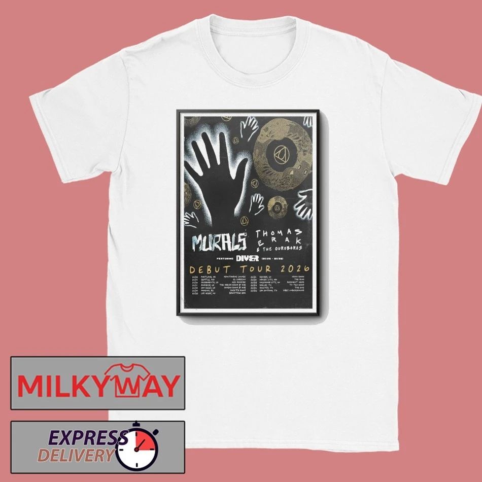 Murals Debut Tour 26 Poster shirt