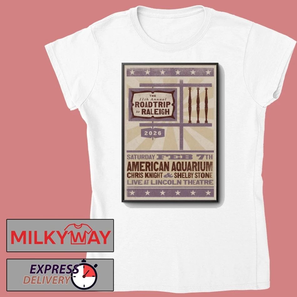 American Aquarium Lincoln Theatre On Feb 7 2026 Concert Poster shirt