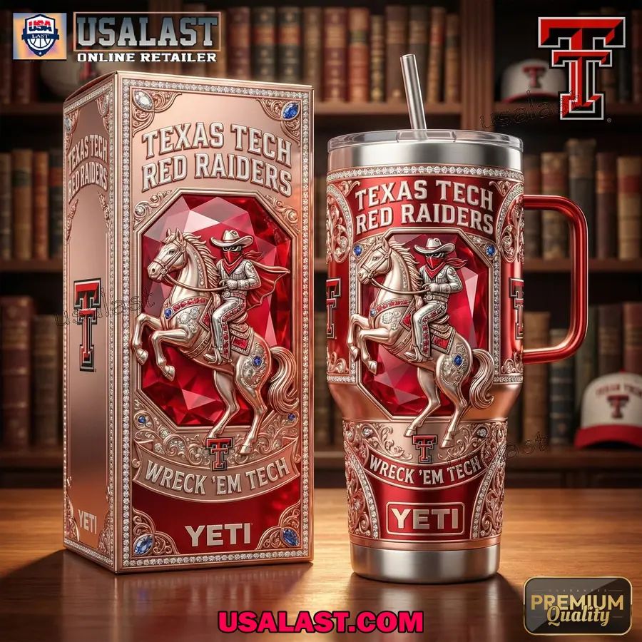 Texas Tech Red Raiders 40oz Tumbler With Handle