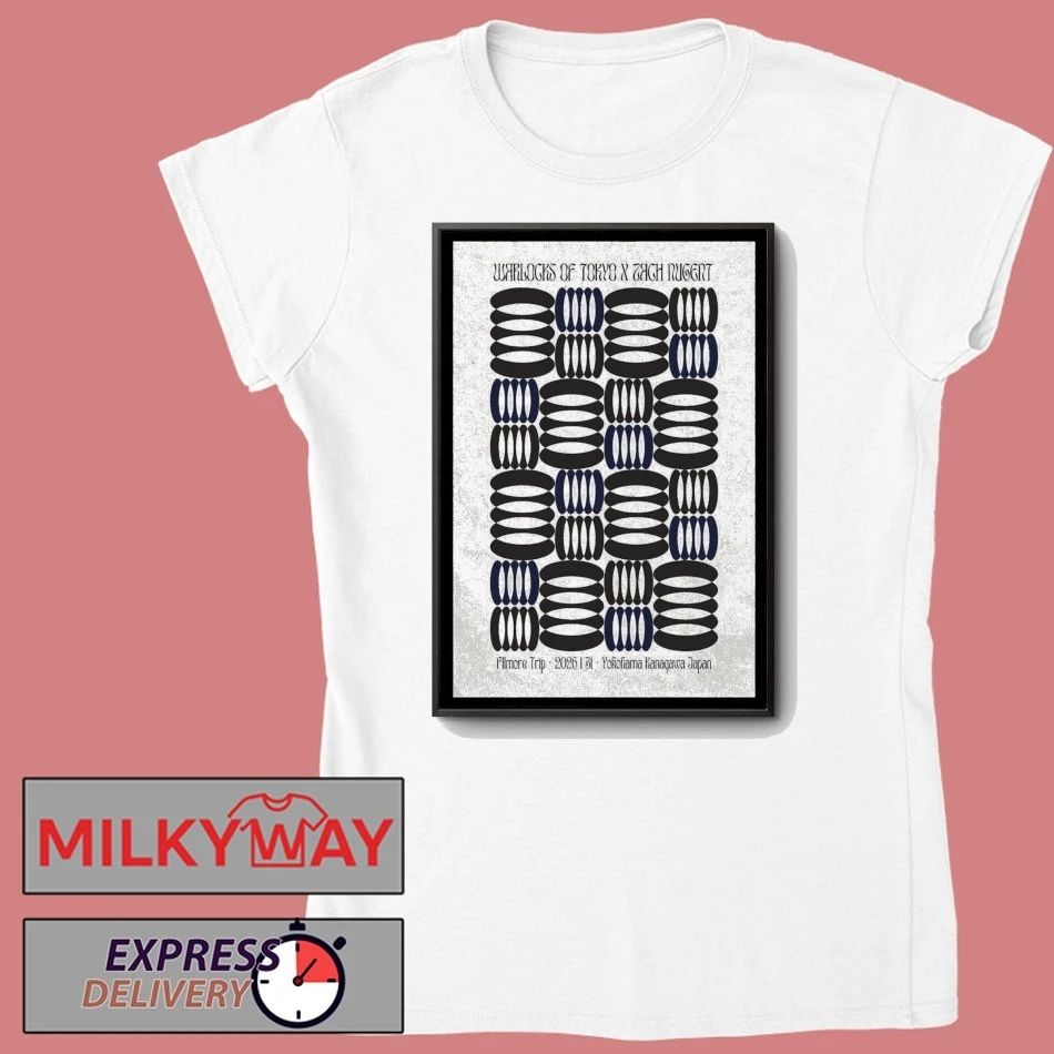 Zach Nugent Fillmore Trip Cafe and Warlocks of Tokyo 01.31.2026 Poster shirt