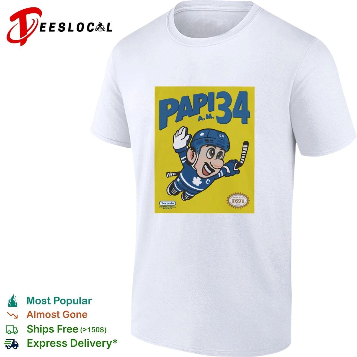 Super Papi Auston Matthews Toronto Maple Leafs T-shirt