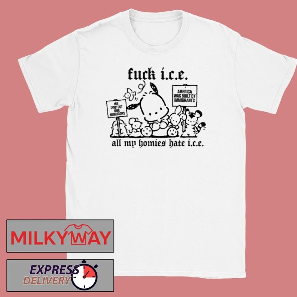 Fuck Ice White All My Homies shirt