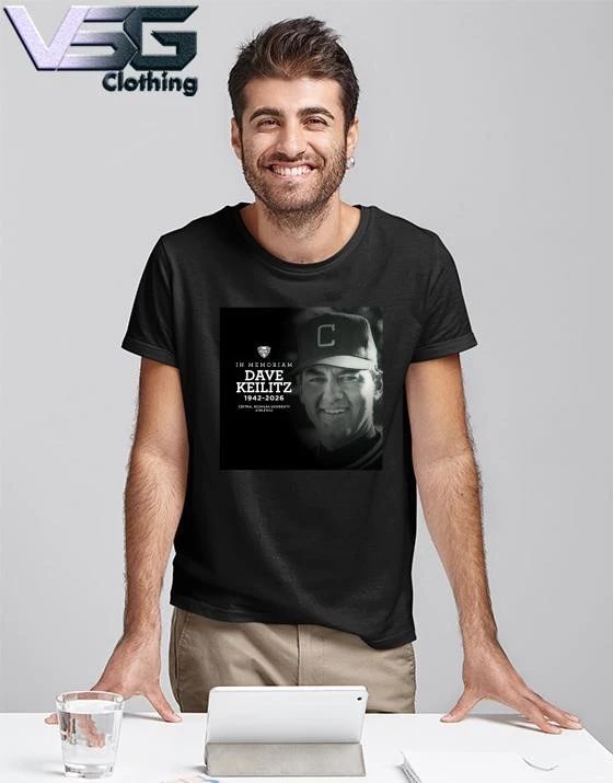 In Memoriam Dave Keilitz 1942-2026 Central Michigan University Athletics T-Shirt