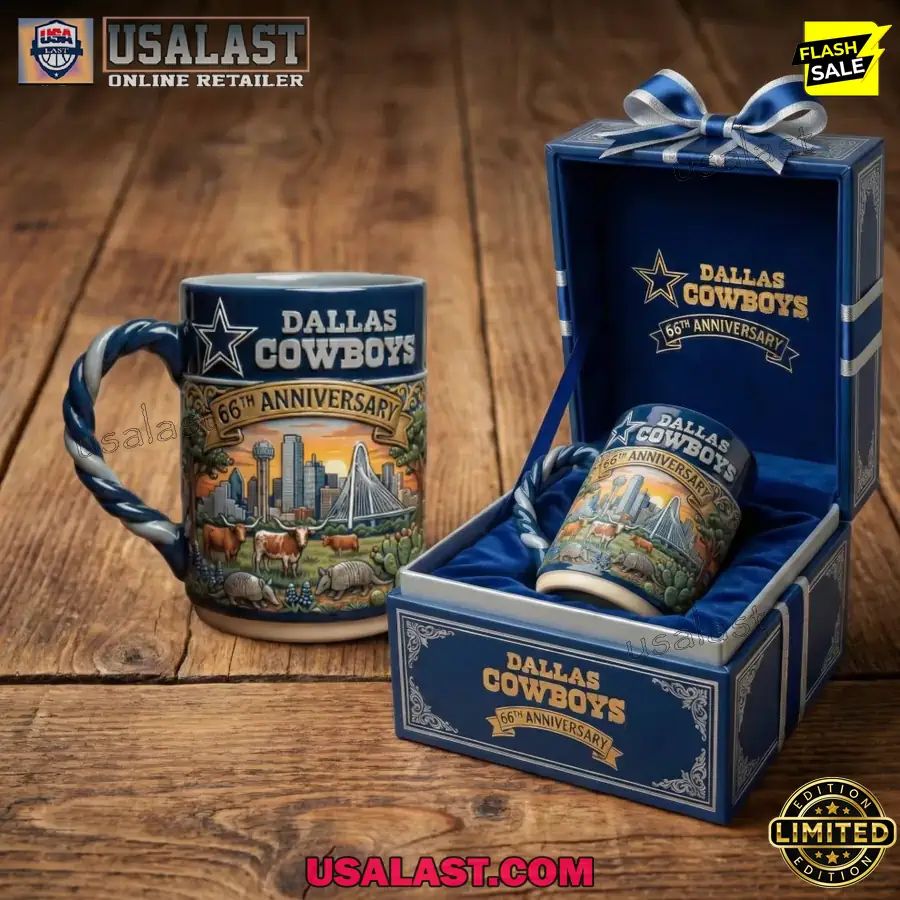Dallas Cowboys 66th Anniversary Mug
