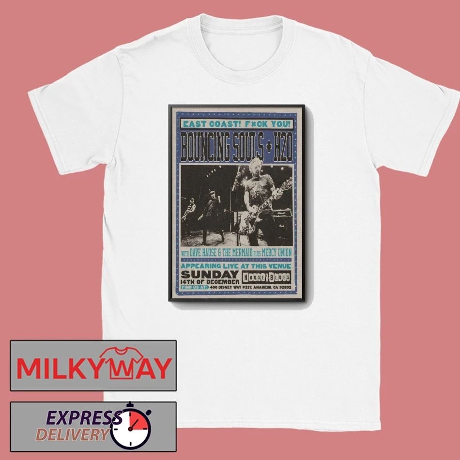 The Bouncing Souls Dec 14 2025 Anaheim CA Poster shirt