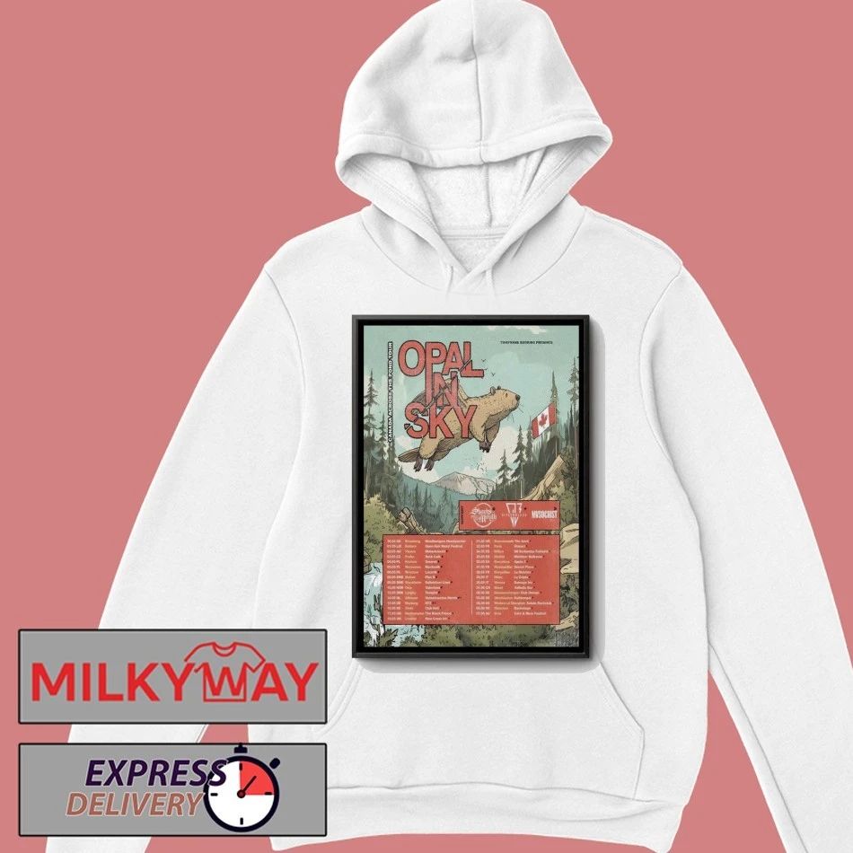 OPAL IN SKY Europe And UK Spring 2026 Tour Poster shirt