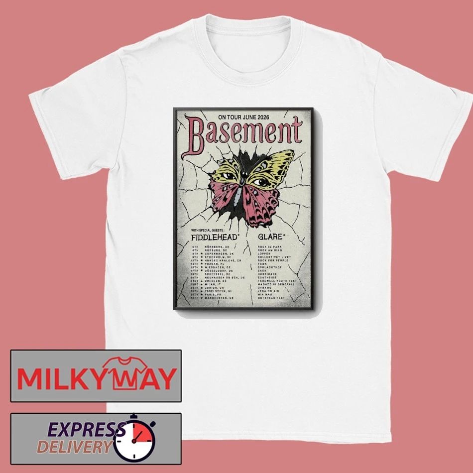 Basement Band On Tour 2026 Poster shirt
