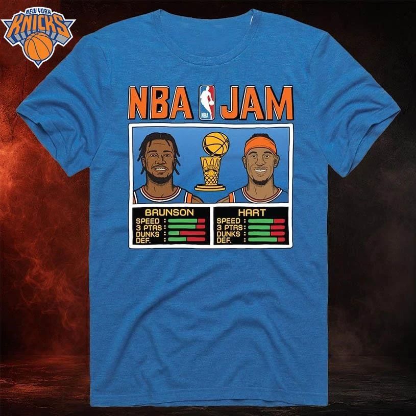 Josh Hart And Jalen Brunson New York Knicks 2026 NBA Finals Champions Shirt
