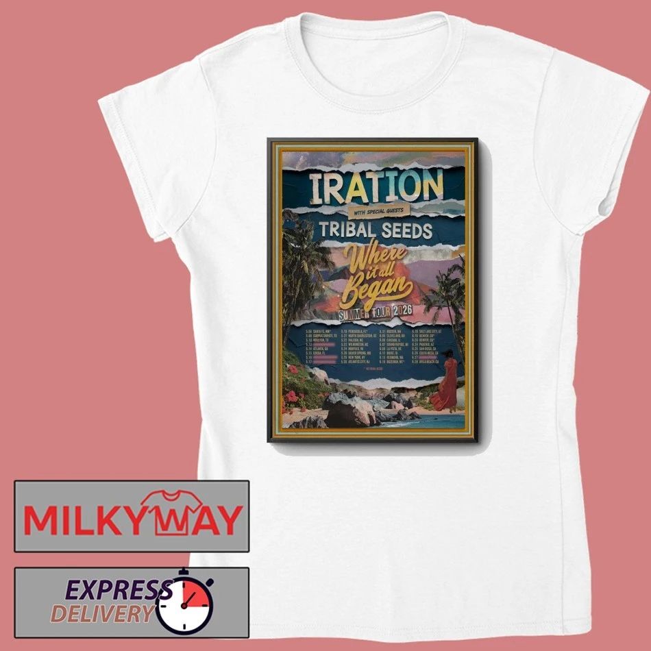 Iration Tour Summer 2026 Poster shirt