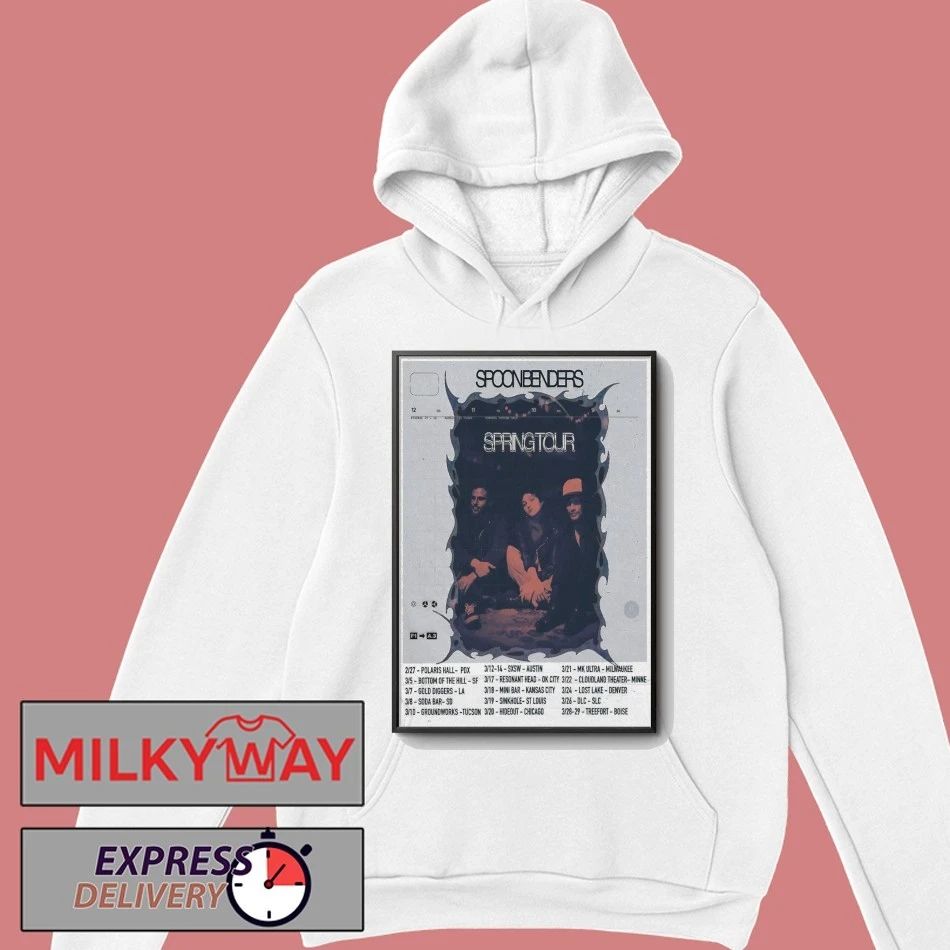 Spoon Benders 2026 Spring Tour Poster shirt