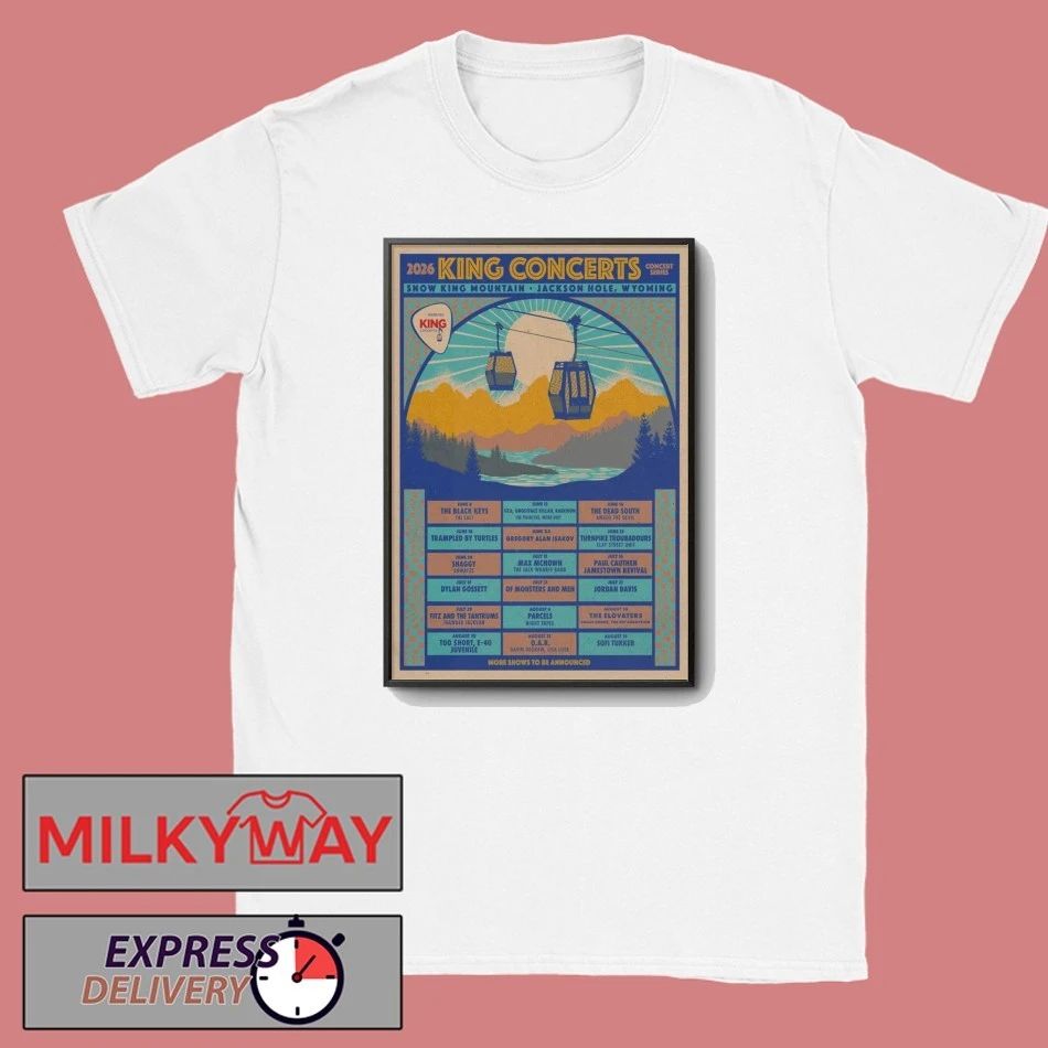 Poster King Concert Tour June – July 2026 shirt