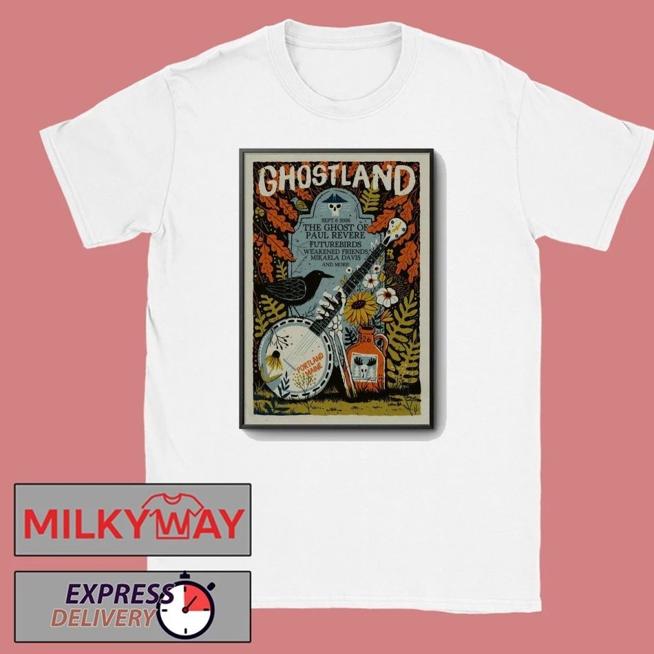 Ghostland Sept 6 2026 Thompson’s Point Portland Maine Poster shirt