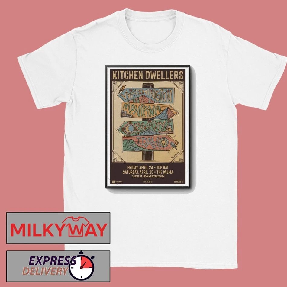 Kitchen Dwellers Apr 24 2026 Poster shirt