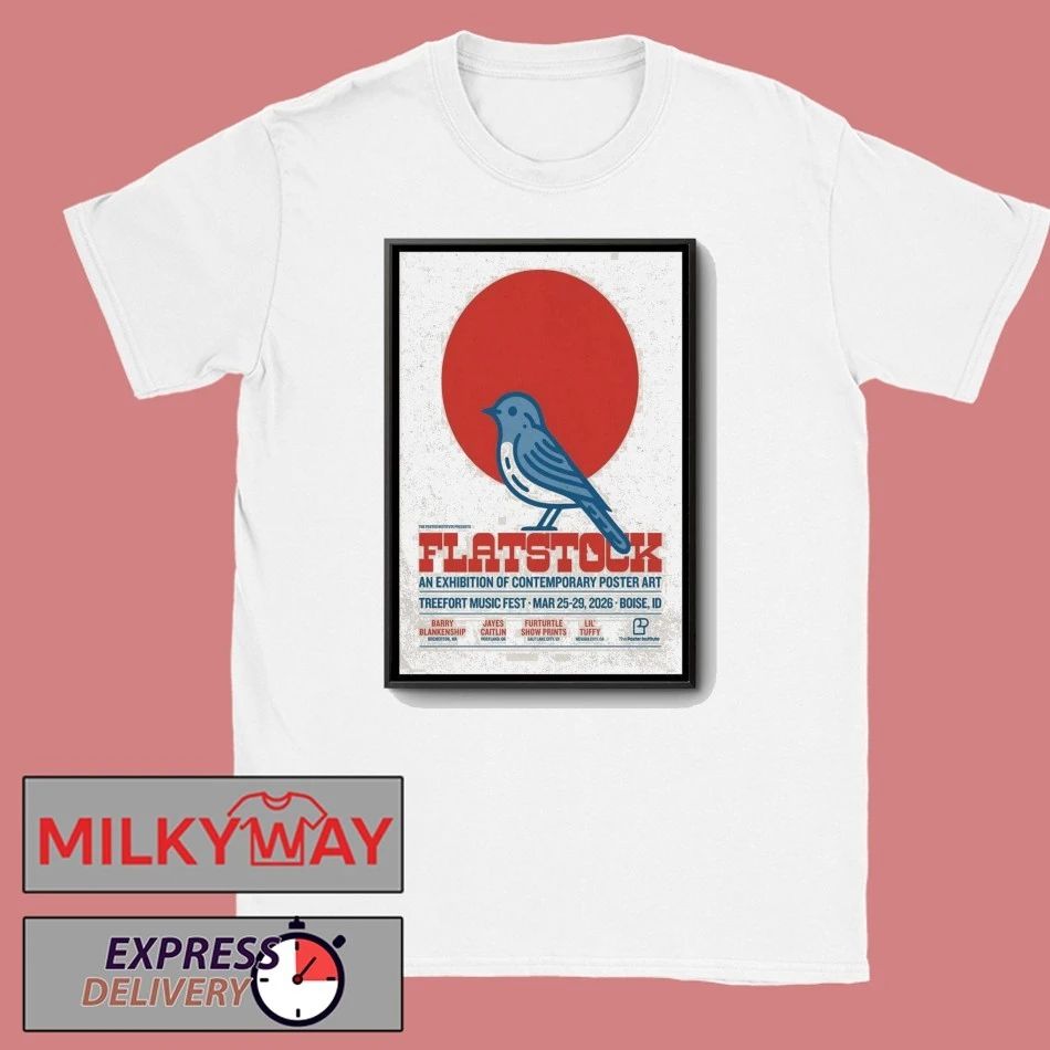 Flatstock Mar 25-29 2026 Boise ID Poster shirt