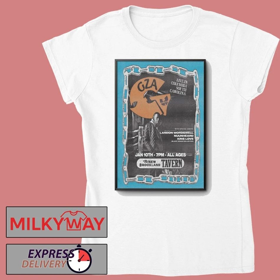 The Gza The New Brookland Jan 10 2026 Poster All Ages shirt