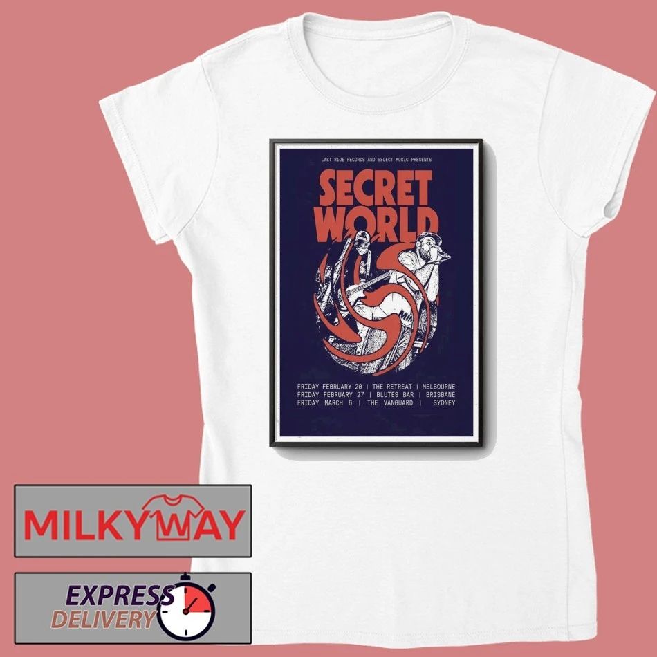 Secret World Australia 2026 Shows Poster shirt