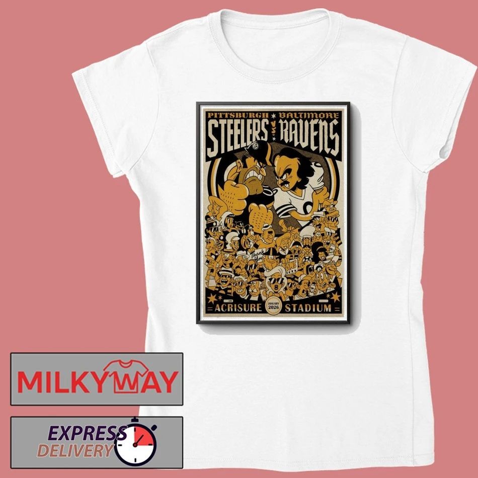 Steelers Ravens vs. Pittsburgh Baltimore January 2026 Poster Acrisure Starium shirt