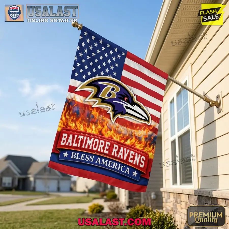 Baltimore Ravens 250th Anniversary America Freedom Flag