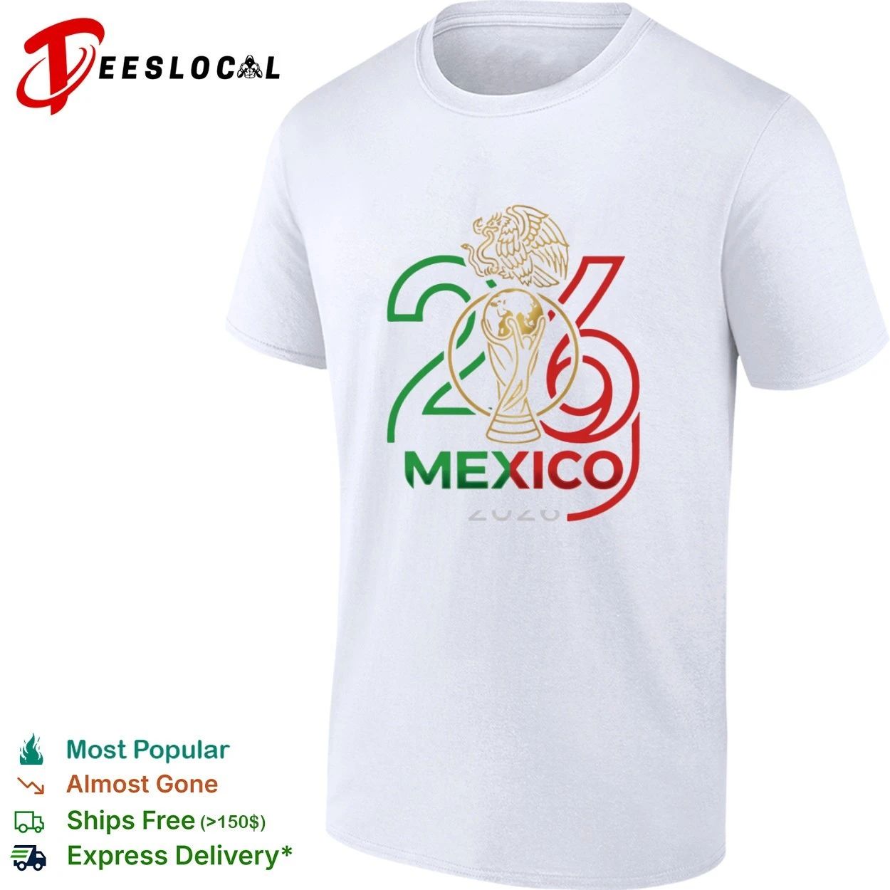 Mexico 2026 Global Football Host Nation Fan T-shirt